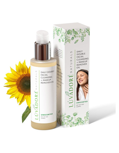 Limpiador Facial Doble Diario Luvadore 2 en 1 Aceite 113g