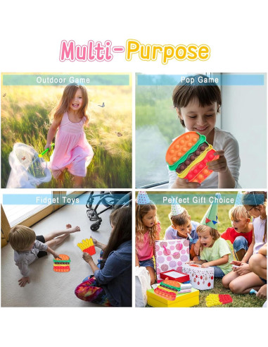 3 Paquetes Juguetes Sensoriales Fidget Woplagyreat Alivio Estrés