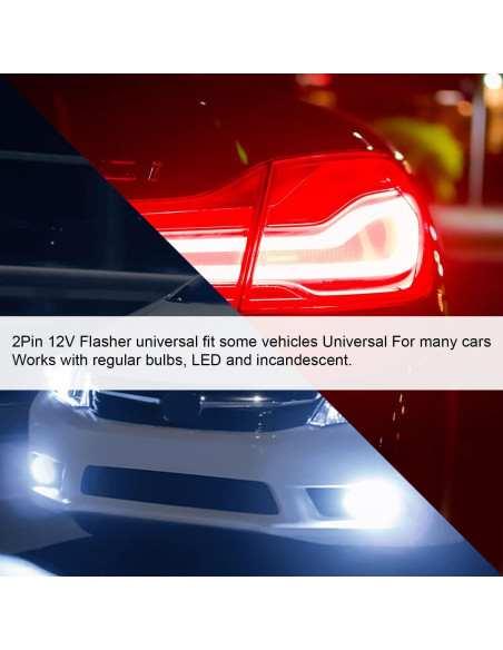 Relé Intermitente 2 Pines 20A 12V LDMINDA para Automóvil Relé Intermitente 2 Pines 20A 12V LDMINDA para Automóvil