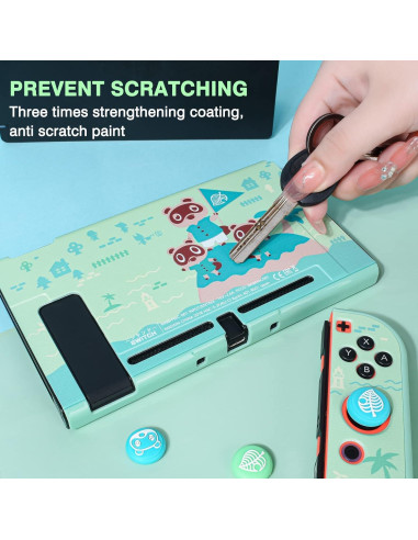 Funda Protectora DLseego para Nintendo Switch Verde con Accesorios