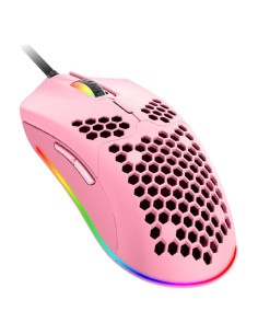 Ratón Gaming Mamba Snake RGB 12000 DPI Ligero 65g Rosa