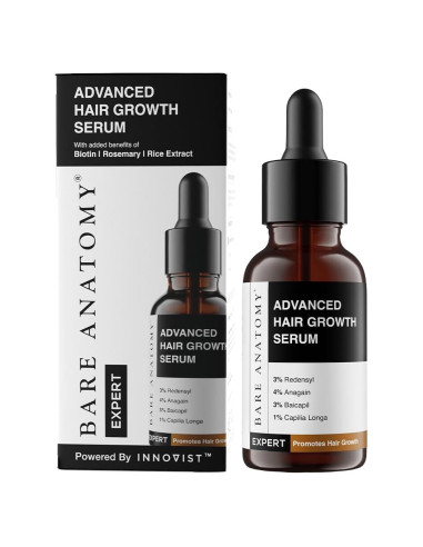 Suero Crecimiento Cabello Bare Anatomy 30mL | 3% Redensyl