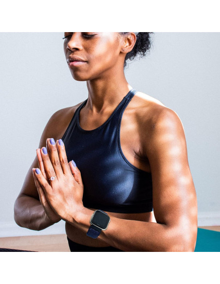 Paquete de 4 bandas elásticas POHNUI para Fitbit Versa 2 y Lite Paquete de 4 bandas elásticas POHNUI para Fitbit Versa 2 y Lite