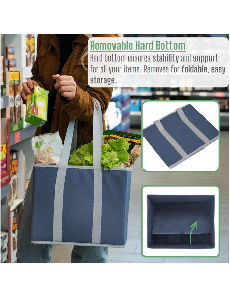 Paquete de 3 Bolsas de Compras Reutilizables VENO 23.4L Paquete de 3 Bolsas de Compras Reutilizables VENO 23.4L