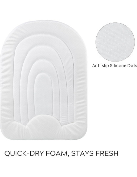 Almohadilla de Baño para Bebés PandaEar - Cojín Arcoíris 5 cm Almohadilla de Baño para Bebés PandaEar - Cojín Arcoíris 5 cm
