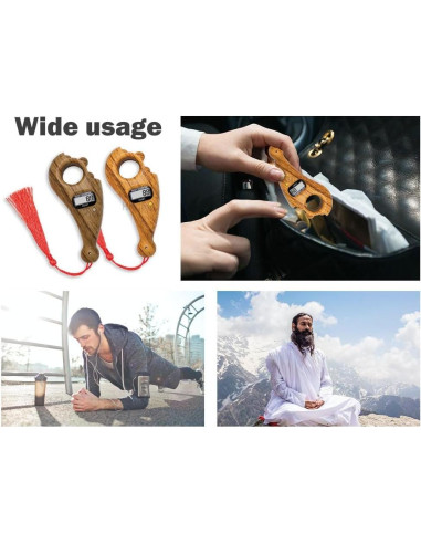 Contador Digital de Cuentas Hitopin - 2 Piezas, 14cm