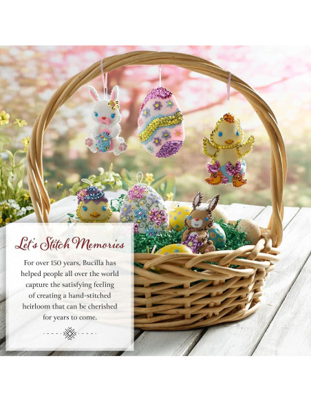 Kit de Colgante de Pared Bucilla Cruz Floral 28x40.6 cm Kit de Colgante de Pared Bucilla Cruz Floral 28x40.6 cm