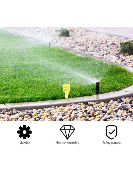 Pluviómetro DOITOOL 4Pack 13.4x4.7 cm para Jardín y Césped Pluviómetro DOITOOL 4Pack 13.4x4.7 cm para Jardín y Césped