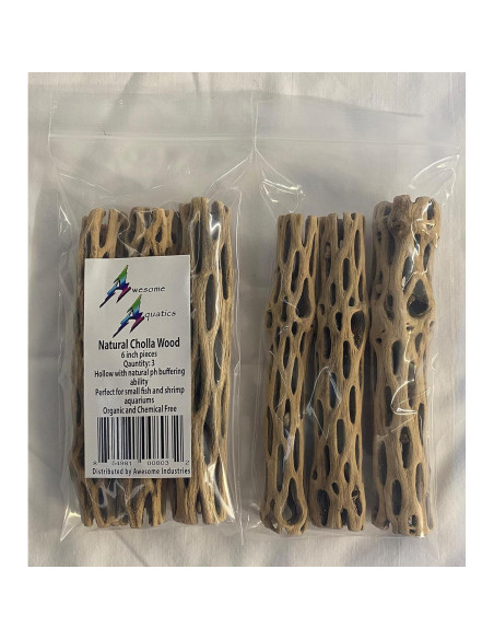 Madera Cholla Natural 3 Piezas 15 cm Increíble Acuático Madera Cholla Natural 3 Piezas 15 cm Increíble Acuático