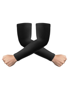 Mangas de Brazo Xeoxarel UPF 50+ Unisex - 1 Par Negro