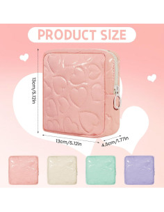Bolsas de Almacenamiento Menstrual Bisanzoya 4 Piezas PU 2