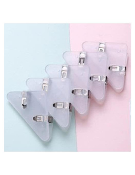 Clip Documental Multifuncional GELRHONR Triangular Blanco Clip Documental Multifuncional GELRHONR Triangular Blanco