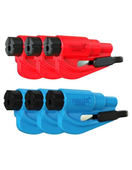 Herramienta de Escape Resqme 2-en-1 para Coche - Paquete de 6 Herramienta de Escape Resqme 2-en-1 para Coche - Paquete de 6
