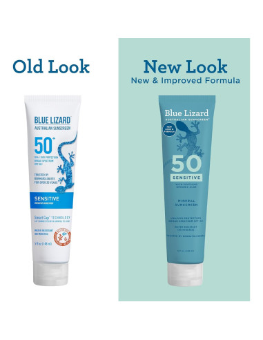 Protector Solar Mineral Blue Lizard Sensitive SPF 50 148 ml