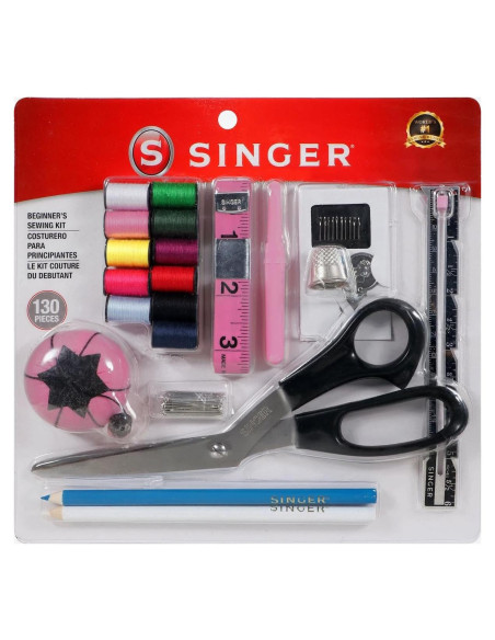 Kit de Costura para Principiantes Singer 01512, 130 Piezas Kit de Costura para Principiantes Singer 01512, 130 Piezas