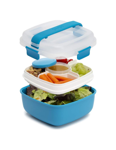 Contenedor de Almuerzo Goodful 1.6L Azul a Prueba de Fugas