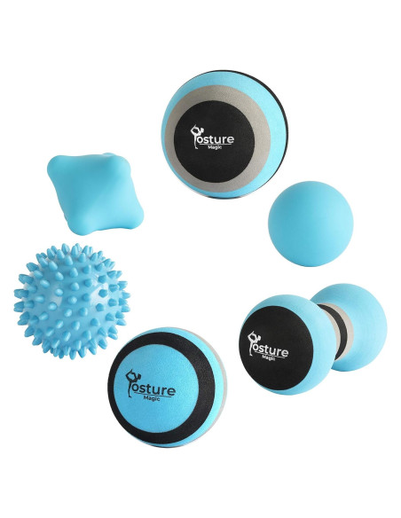 Juego de Pelotas de Masaje Posture Magic - Set 6 Piezas Juego de Pelotas de Masaje Posture Magic - Set 6 Piezas