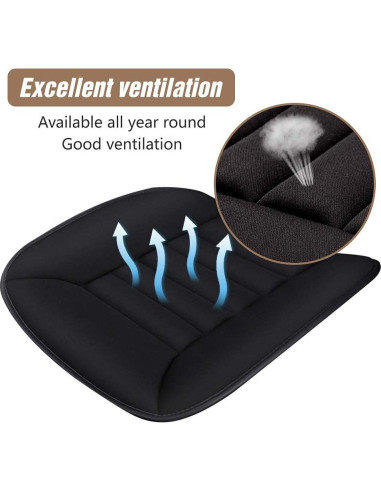 Almohadilla para Asiento de Coche MYFAMIREA Espuma Viscoelástica 50.8x46.99cm