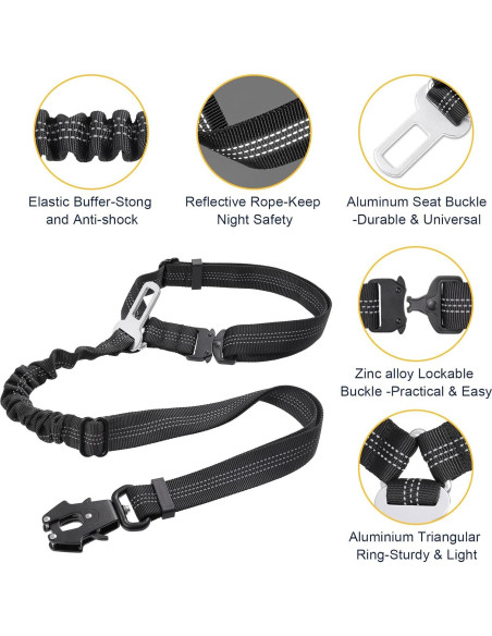 Arnés de Seguridad para Perros EXVITAL 3 en 1 Ajustable Arnés de Seguridad para Perros EXVITAL 3 en 1 Ajustable