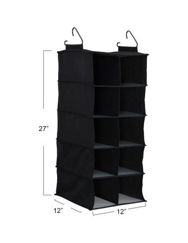 Organizador de Zapatos Colgante Household Essentials 10 Bolsillos