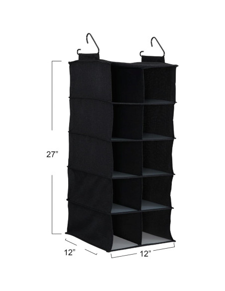 Organizador de Zapatos Colgante Household Essentials 10 Bolsillos Organizador de Zapatos Colgante Household Essentials 10 Bolsillos