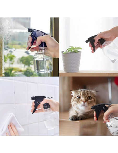 Botellas de Spray Plásticas 7pcs SUPERLELE 236ml Ajustables Botellas de Spray Plásticas 7pcs SUPERLELE 236ml Ajustables