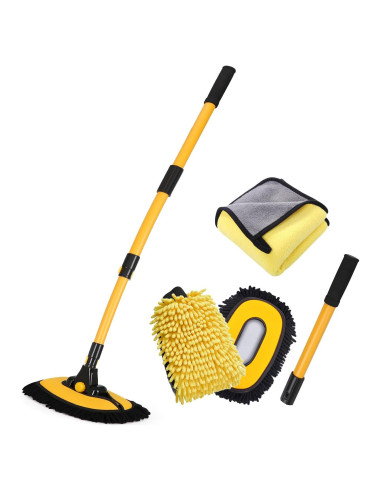 Cepillo de Lavado de Autos NEZENO 145 cm Mango Telescópico