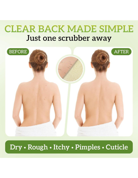 Esponja de Lufa Natural Miw Piw para Espalda 30cm - Exfoliante Biodegradable Esponja de Lufa Natural Miw Piw para Espalda 30cm - Exfoliante Biodegradable