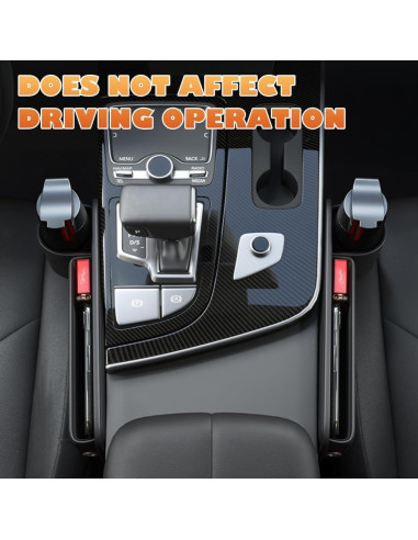 Organizador de Hueco para Asientos de Automóvil Rednow Negro