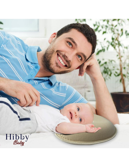 Almohada para Bebé Hibby Baby Gris Piedra - Cochecito y Viaje Almohada para Bebé Hibby Baby Gris Piedra - Cochecito y Viaje