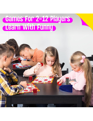 Juego de Bingo de Palabras de Vista SpriteGru - 120 Fichas Educativas