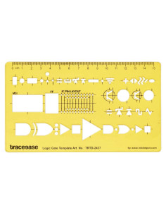 Plantilla de Dibujo Traceease 16.5x9.5 cm para Diseño Artístico