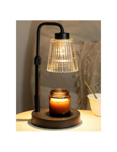 Lámpara Calentadora de Velas GODONLIF Negra con Temporizador 50W