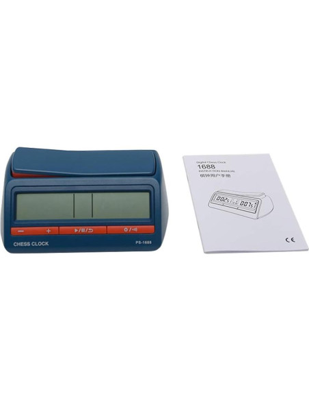 Reloj de Ajedrez Digital RVXlRDN Azul con 42 Reglas Reloj de Ajedrez Digital RVXlRDN Azul con 42 Reglas
