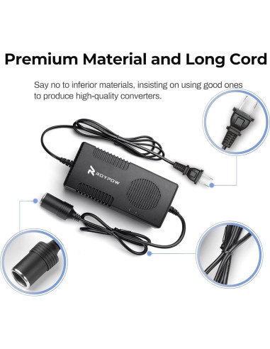 Convertidor AC a DC RoyPow C120 120W 12V 10A Adaptador