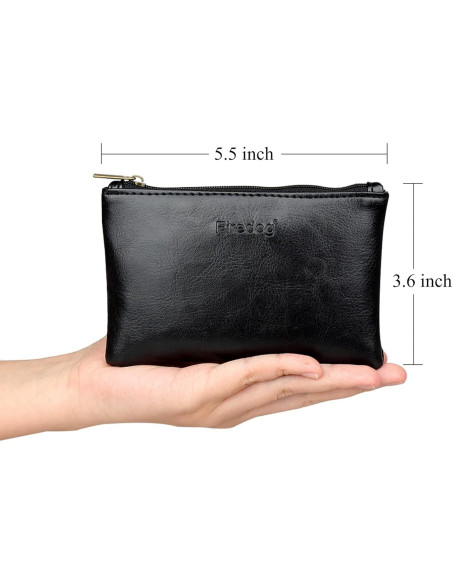 Bolsa de Tabaco FIREDOG CL74 de Cuero Negra para Pipa Bolsa de Tabaco FIREDOG CL74 de Cuero Negra para Pipa