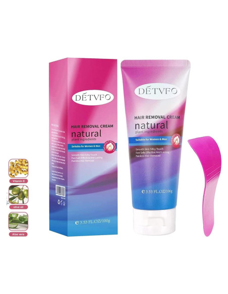 Crema Depilatoria Suave YUNMEI 100 g - Para Axilas y Piernas Crema Depilatoria Suave YUNMEI 100 g - Para Axilas y Piernas