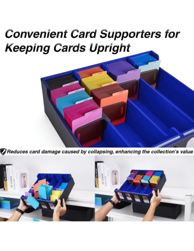 Caja de Almacenamiento de Tarjetas Venssu 3000+ con Divisores