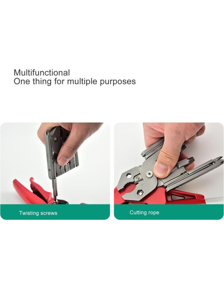 Multiherramienta Plegable 25 en 1 LiebeWH Acero Inoxidable Multiherramienta Plegable 25 en 1 LiebeWH Acero Inoxidable