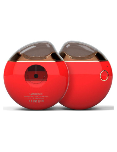 Cortador de Uñas Eléctrico Ginalaia Rojo 2 en 1 USB
