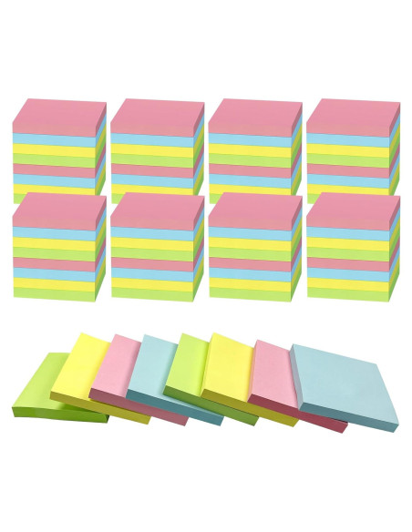 120 Notas Adhesivas Ayearparty 3x3 cm Colores Brillantes 120 Notas Adhesivas Ayearparty 3x3 cm Colores Brillantes