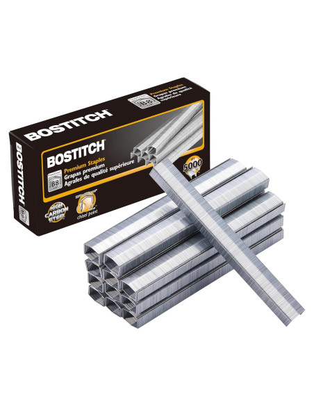 Grapas Bostitch B8 PowerCrown 6.35 mm - Paquete de 5000 Grapas Bostitch B8 PowerCrown 6.35 mm - Paquete de 5000