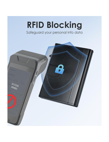 Billetera Minimalista QLD para Hombres con Bloqueo RFID Billetera Minimalista QLD para Hombres con Bloqueo RFID