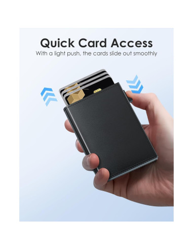 Billetera Minimalista QLD para Hombres con Bloqueo RFID