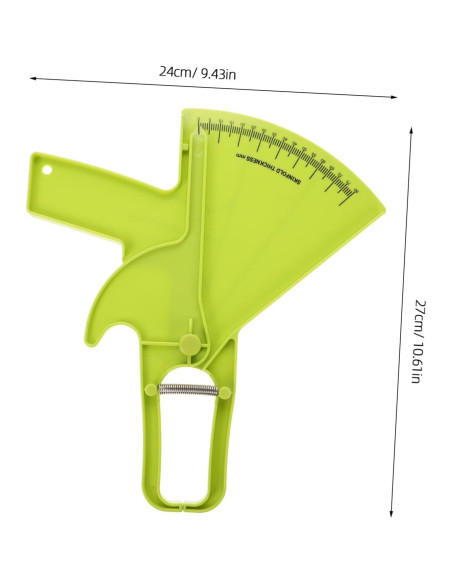 Calibrador de Pliegues Cutáneos FOMIYES Verde - Medición Precisa Calibrador de Pliegues Cutáneos FOMIYES Verde - Medición Precisa