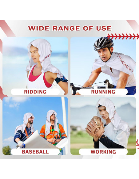 Paquete de 6 Toallas de Enfriamiento Colingmill para Béisbol Paquete de 6 Toallas de Enfriamiento Colingmill para Béisbol