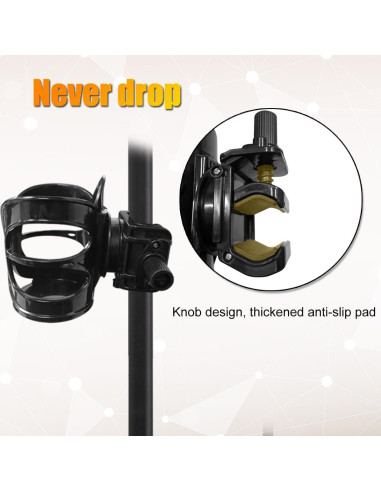 Soporte para Micrófono con Portavasos Khazylorr Ajustable