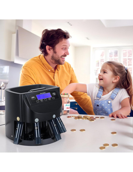 Máquina Contadora de Monedas LCD sxvbdway 500 Monedas 5.5kg Máquina Contadora de Monedas LCD sxvbdway 500 Monedas 5.5kg