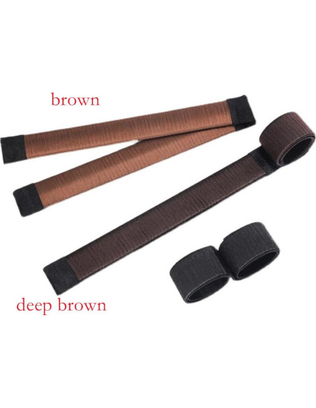 Juego de 2 Fabricantes de Moño para Cabello JINDIN - Marrón Juego de 2 Fabricantes de Moño para Cabello JINDIN - Marrón