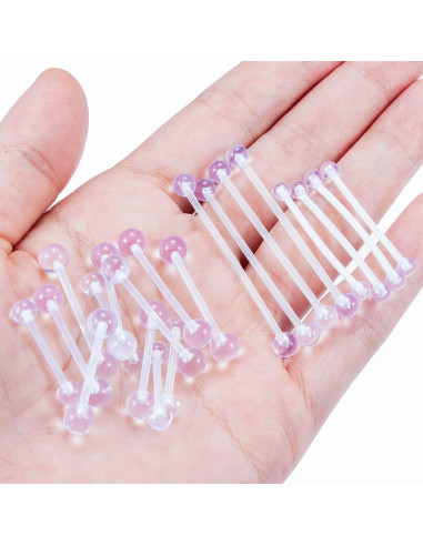 Anillos de Perforación Bioflex 14G - 20 Piezas Mixtas